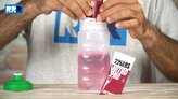 Antes de agitar la botella
