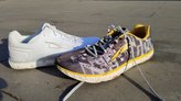 Las Altra Escalante regular en blanco y las Racer en su versi�n NYC