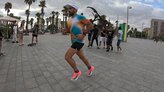 Zapatilla para correr rpido entrenando o compitiendo