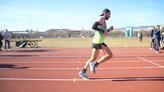 Competimos en medio maratn con ella