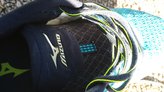 Mizuno Wave Rider 19, el tejido del collar y lengeta es muy agradable