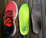 Comparacin de plantilla personalizada con las originales Ortholite de las New Balance Fresh Foam 1080 v7