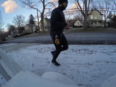 Ni el frio ni la nieve evitaron salir a correr con las New Balance Fresh Foam Zante