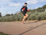 New Balance Vazee Rush-en acci�n despegando