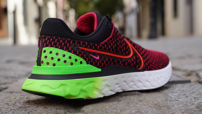 Dirección llamar sofá Nike React Infinity Run Flyknit 3, análisis: review, recomendación, precio  y especificaciones