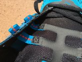 Detalle de la sujeccin de la lengeta al upper en las Puma Speed 600 IGNITE