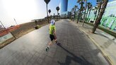 Entrenando por la Barceloneta con la Ride 11