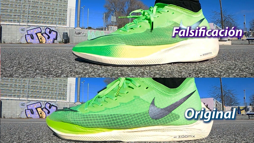 Conectado Selección conjunta inteligencia Nike ZoomX Vaporfly NEXT% originales VS falsas - ROADRUNNINGReview.com