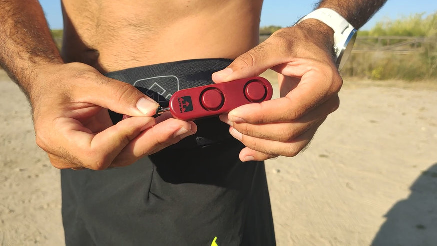 Corre seguro con la Ripcord Alarm de Nathan 