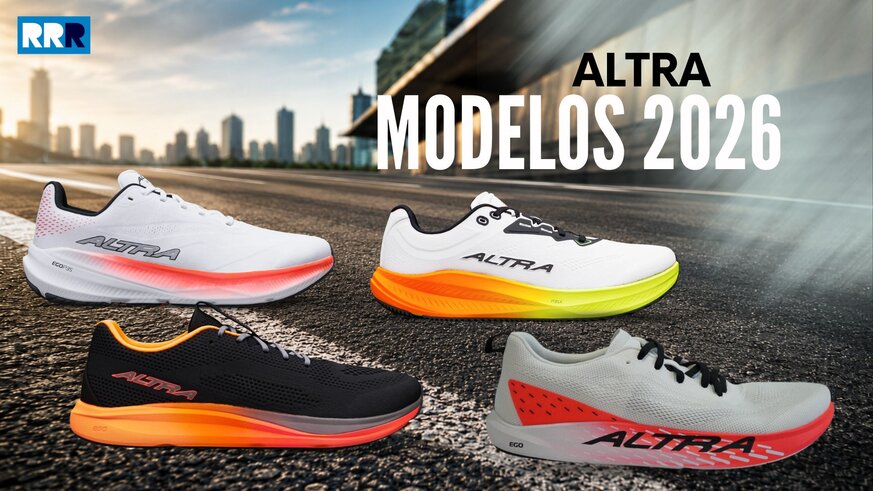 Hablamos de los modelos que renuevan para este 2026: Altra Experience Flow 3, Altra Torin 9, Altra Escalante 5, Altra Vanish Pulse