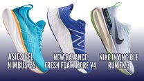 New Balance More v4 vs Nike Invincible 3 vs Asics Nimbus 25 