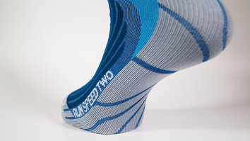 X-Socks Run Speed Two Mantienen su comportamiento y elasticidad a pesar de los lavados y el uso